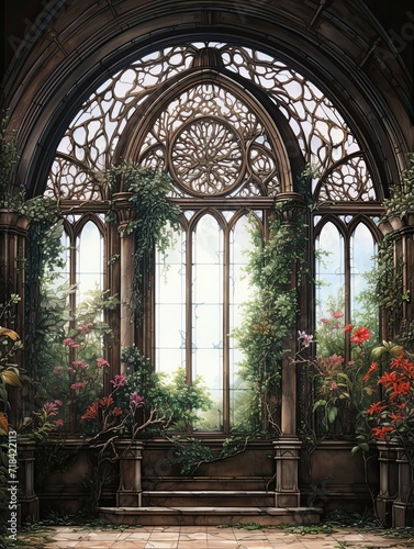 Gothic Victorian Mansions  Botanical Treasures in the Enchanting World of Ancient Gardens
