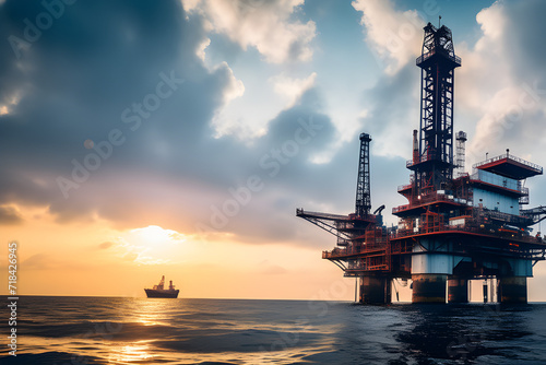 Oil rigs in the sea: energy mining on the seafloor generative ai