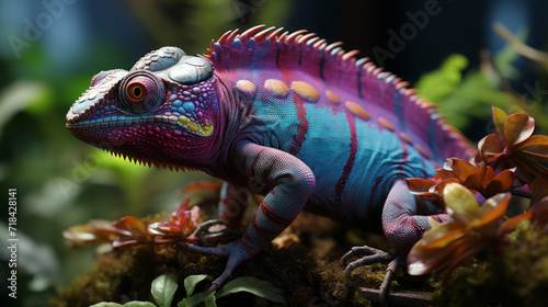 The Enigmatic Allure: A Captivating Glimpse into the World of Tropical Reptiles and Wildlife, generative AI