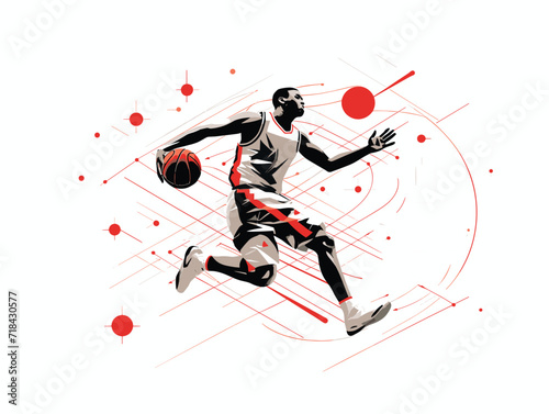  player playing basketball