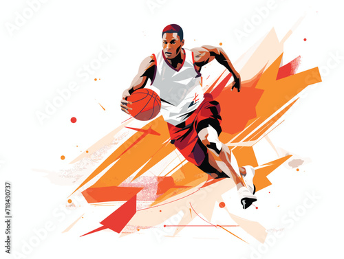  player playing basketball