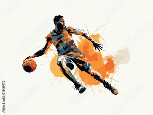  player playing basketball © Nadula