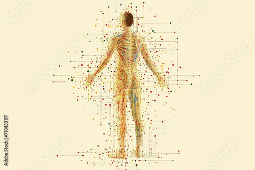 Specific locations on the body believed to be connected to energy pathways (meridians) photo