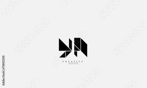 Alphabet letters Initials Monogram logo YA AY Y A