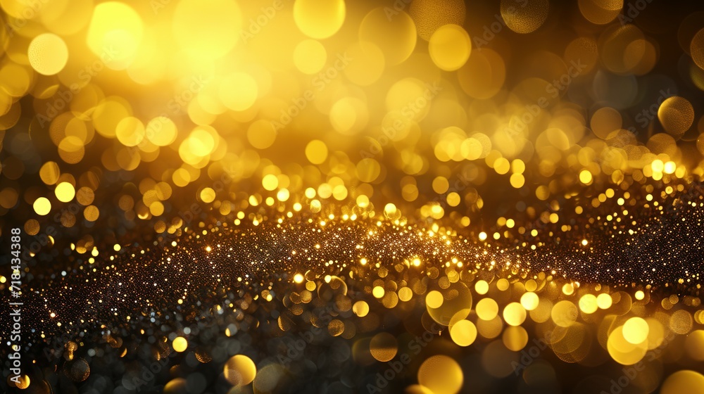 Golden glitter is sprinkled around adding to the festive and elegant mood of the image. Ai generated Golden glitter is sprinkled around adding to the festive and elegant mood of the image. Ai generated