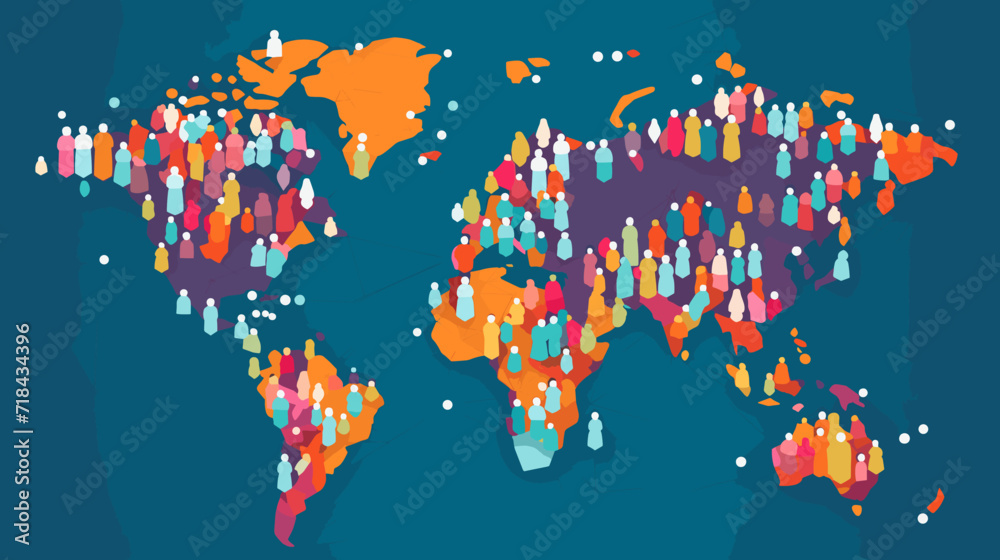 World wide business concept image. Vector illustration. World wide business concept image. Vector illustration.