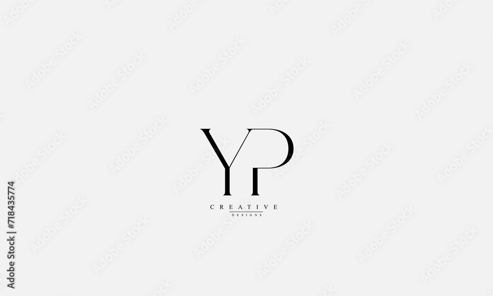 Alphabet letters Initials Monogram logo YP PY Y P Alphabet letters Initials Monogram logo YP PY Y P