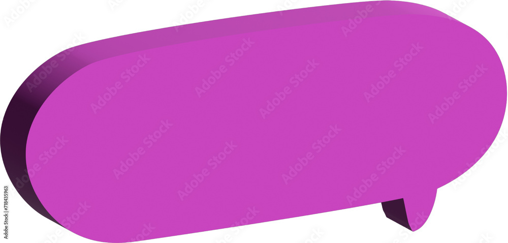3D speech bubble 3D speech bubble