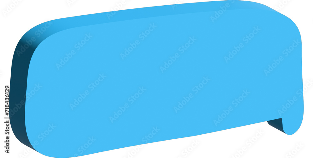 3d speech bubble