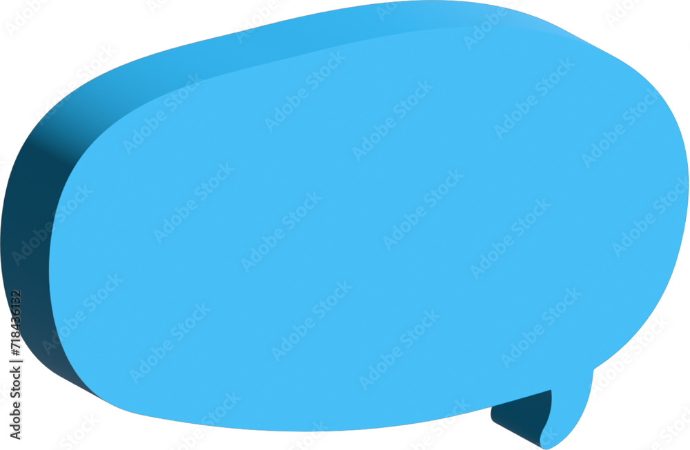 3D speech bubble 3D speech bubble