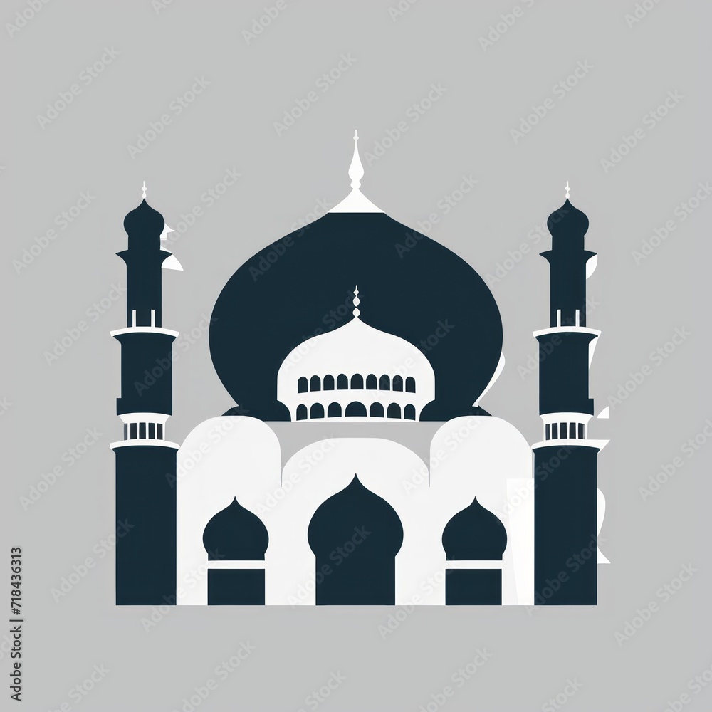 illustration of a icons mosque. icon set Ramadan or Ramadhan. icon set vector mosque. Ramadhan icons set promotion. benner. poster. Islamic. ikon masjid. 4k high quality. idea mosque Ramadan