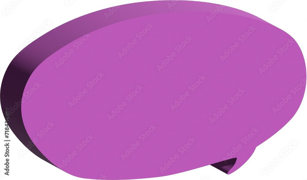 3D speech bubble 3D speech bubble