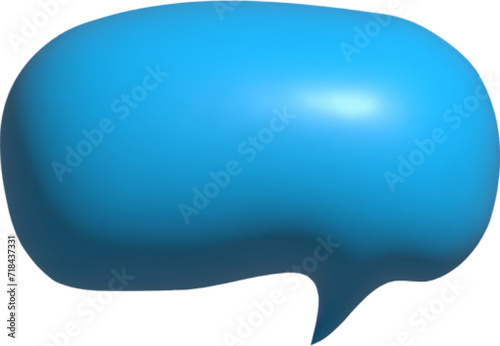 3d speech bubble