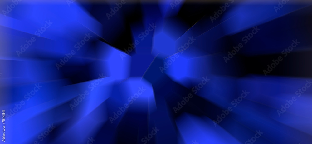 Obraz premium Abstract blue background. The illustration contains transparency and effects.