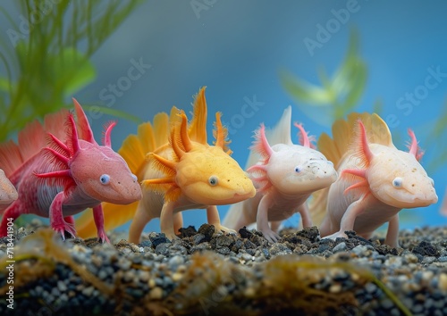 Group of Fish Standing in Water, A Natural Wonder of Underwater Life