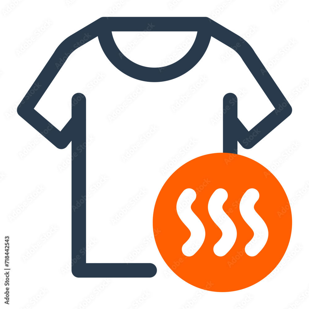 Obraz premium Smart Clothes Dryer Vector Icon Illustration