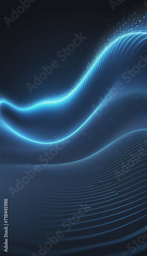 abstract blue background with waves