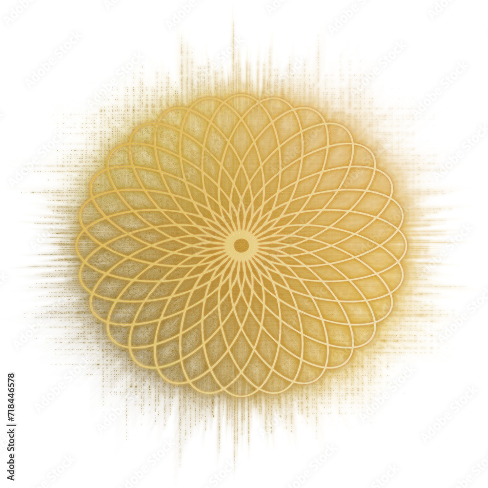 An abstract cut out transparent golden star burst design element. An abstract cut out transparent golden star burst design element.
