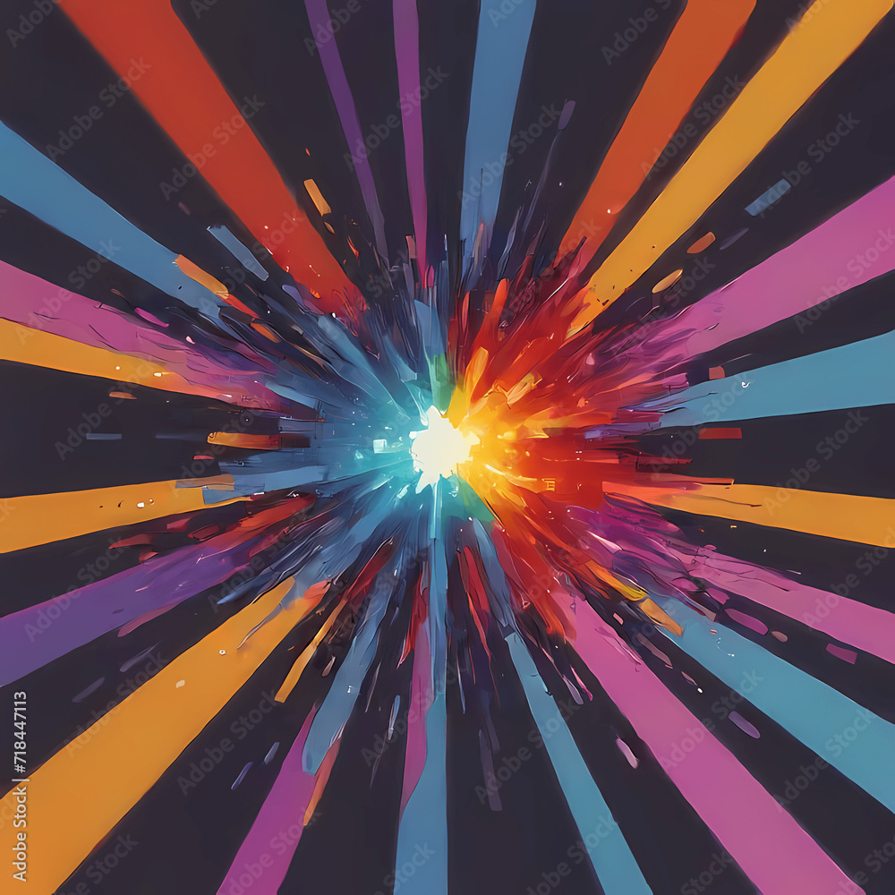 a vibrant and dynamic abstract background with a fusion of warm and cool colors, reminiscent of a cosmic explosion a vibrant and dynamic abstract background with a fusion of warm and cool colors, reminiscent of a cosmic explosion