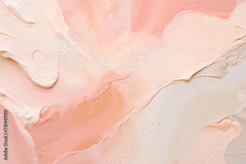 pink cute painted grunge background material, Generative AI © kore kei