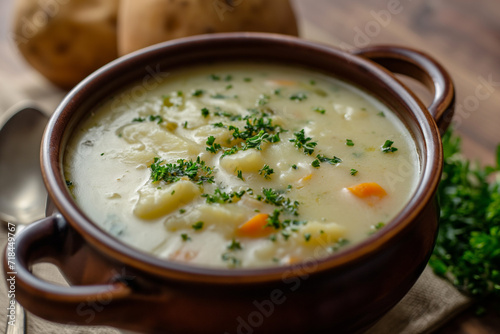 Swiss potato soup
