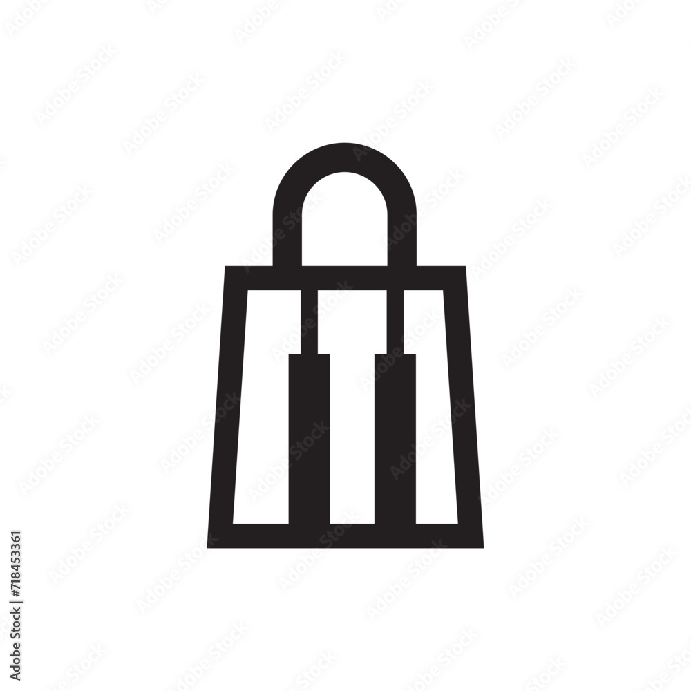 music shop logo design icon business. music shop logo design icon business.