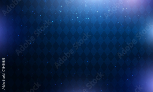 Vector realistic abstract geometric glitter blue background