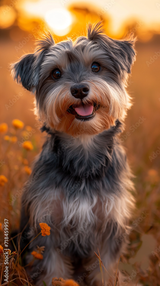 portrait of Yorkshire Terrior, stock photo portrait of Yorkshire Terrior, stock photo