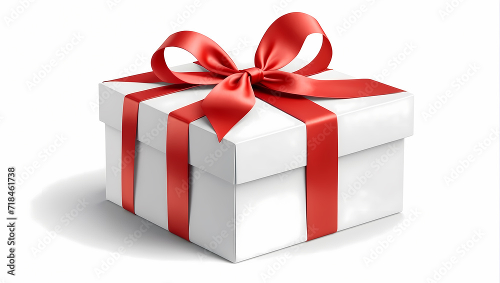 Gift on white background Gift on white background