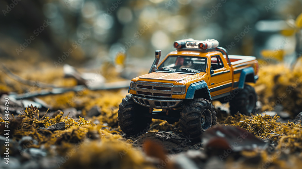 Fototapeta premium offroad toy monster truck