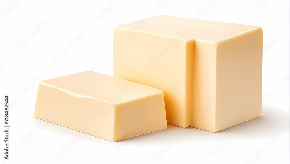 cheese isolated on white