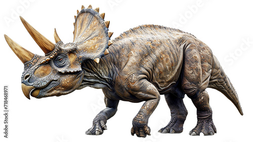 トリケラトプスのイメージ - image of Triceratops - No6-5 Generative AI © Orange Eyes