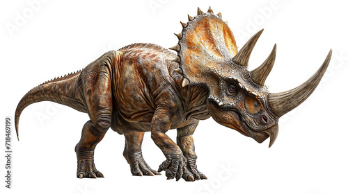 トリケラトプスのイメージ - image of Triceratops - No6-12 Generative AI © Orange Eyes