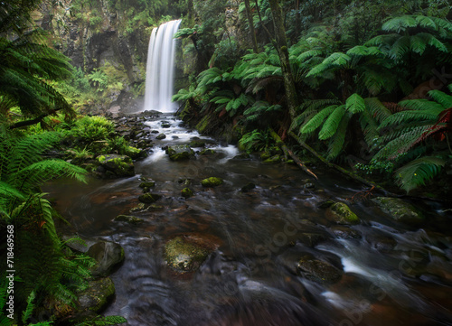 Hopetoun Falls in the Otway forest of  Victoria  Australia