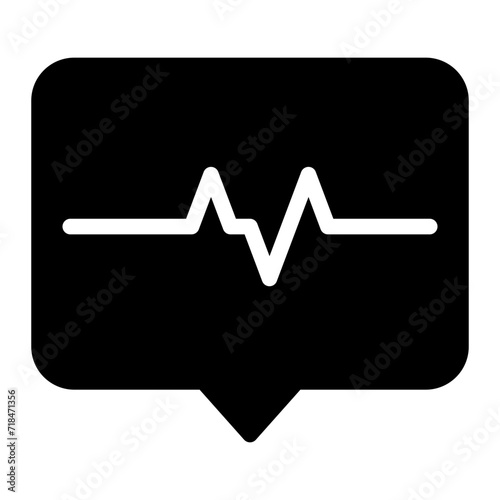 voice chat glyph icon