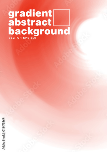 Modern Bright Red Wave Background