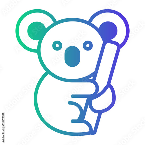 Photography koala icon