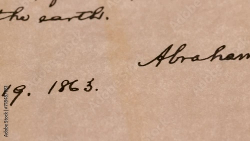  Gettysburg address historical document by abraham lincoln