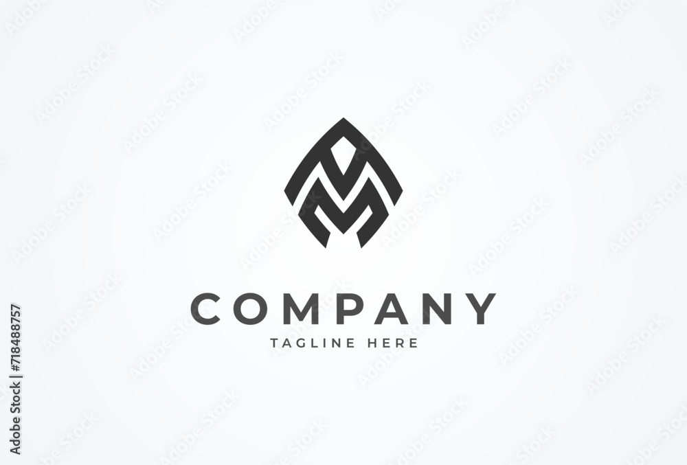 Initial AM Logo. monogram logo design combination of letters A and M. Flat Vector Logo Design Template element. vector illustration Initial AM Logo. monogram logo design combination of letters A and M. Flat Vector Logo Design Template element. vector illustration