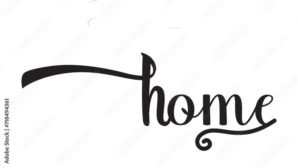 HOME SWEET HOME. Typography cozy design for print to poster, t shirt, banner, card, textile for your sweet home. Calligraphic quote Vector illustration. Black text on white background. HOME SWEET HOME. Typography cozy design for print to poster, t shirt, banner, card, textile for your sweet home. Calligraphic quote Vector illustration. Black text on white background.