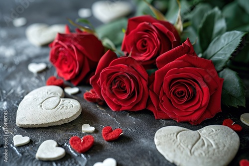 valentine's rose with the black grunge background