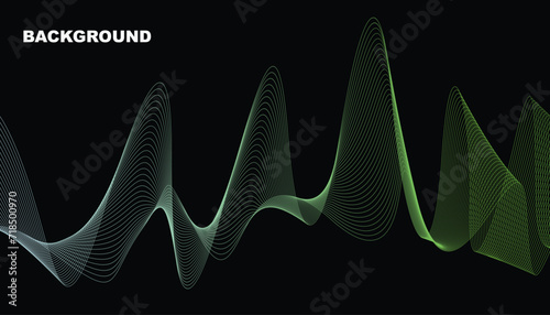 WAVY banner background colorful gradient vector design