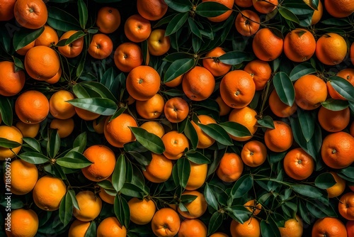 oranges on the tree