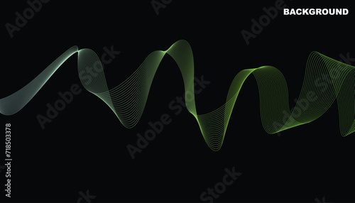 WAVY banner background colorful gradient vector design