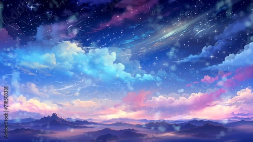 Starry Horizons: A Celestial Symphony Above the Landscape