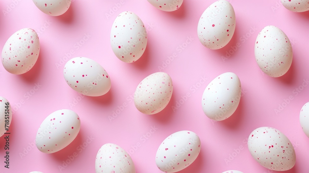 Easter Eggs. A Playful Pattern Celebrating the Joy of Easter, Adding a Splash of Color to the Festive Celebration