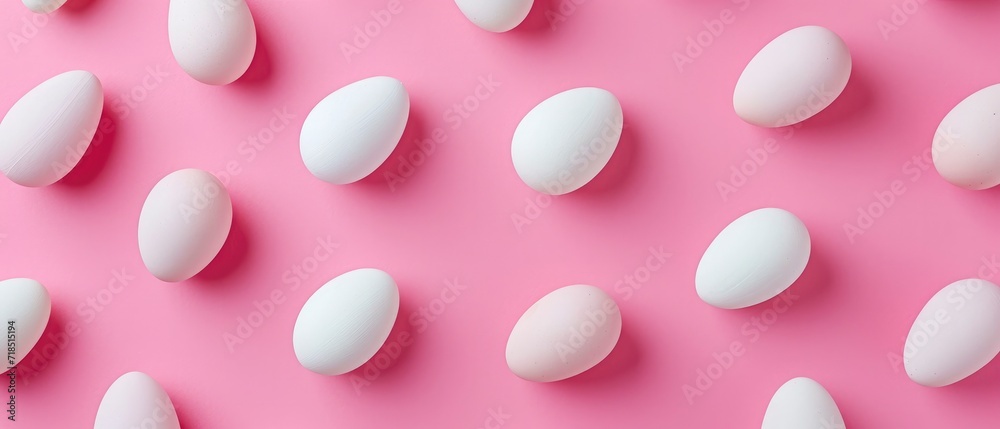 Easter Eggs. A Playful Pattern Celebrating the Joy of Easter, Adding a Splash of Color to the Festive Celebration