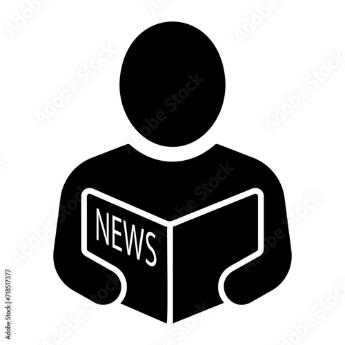 news reporter icon