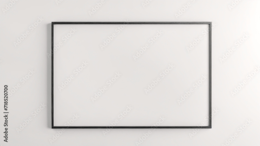 black and white square picture frame hanging on a white wall black and white square picture frame hanging on a white wall