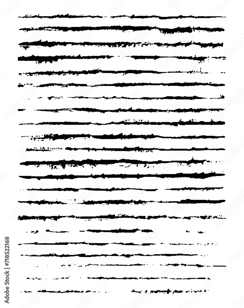 Vector illustration of jagged and failed stripes. Vector illustration of jagged and failed stripes.